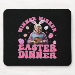Winner Winner Påsk Dinner Funny Trump Lycklig Öste Musmatta