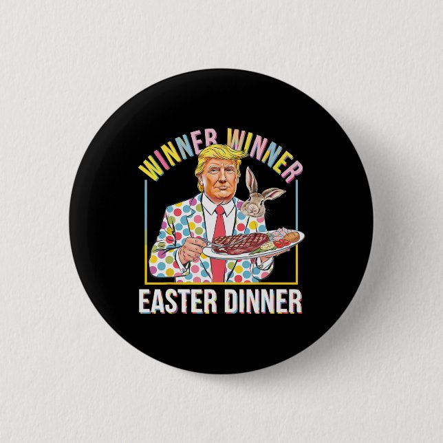 Winner Winner Påsk Middagens president Trump Lyckl Knapp (Framsida)
