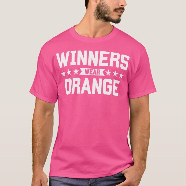 Winners Bära Orange Sommargrupp Sommargrupp T Shirt (Framsida)