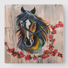 Winners cirkel fyrkantig klocka