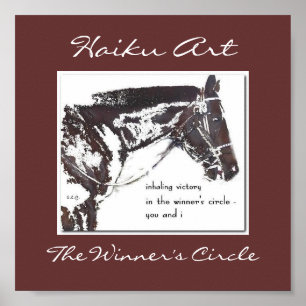 Winners cirkel Haiku Art Skriv ut Poster