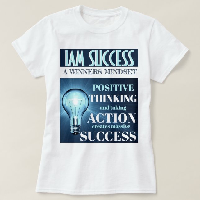 WINNERS MINDSET T SHIRT (Design framsida)