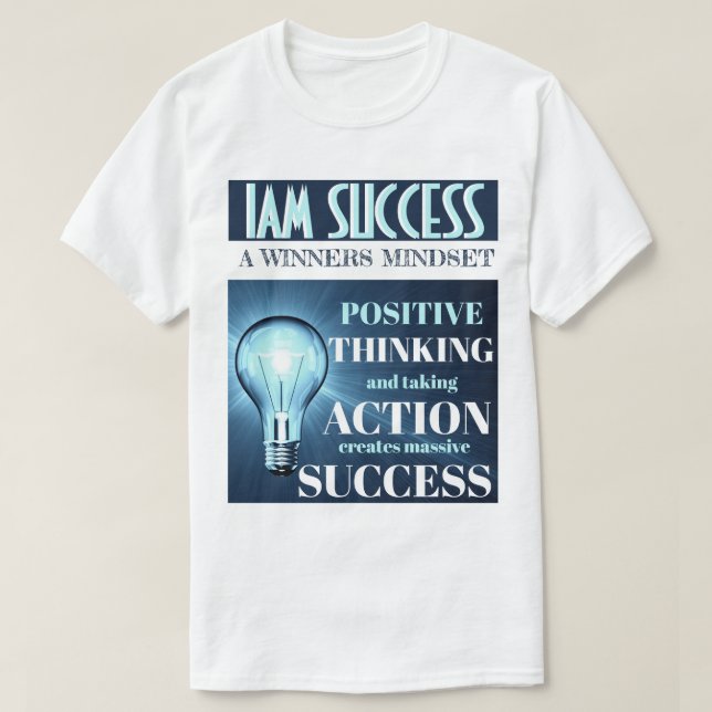WINNERS MINDSET T SHIRT (Design framsida)
