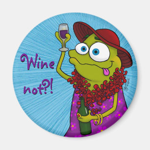 Winnie älskar vin, magnet
