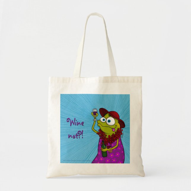 Winnie älskar vin, toto tygkasse (Framsidan)