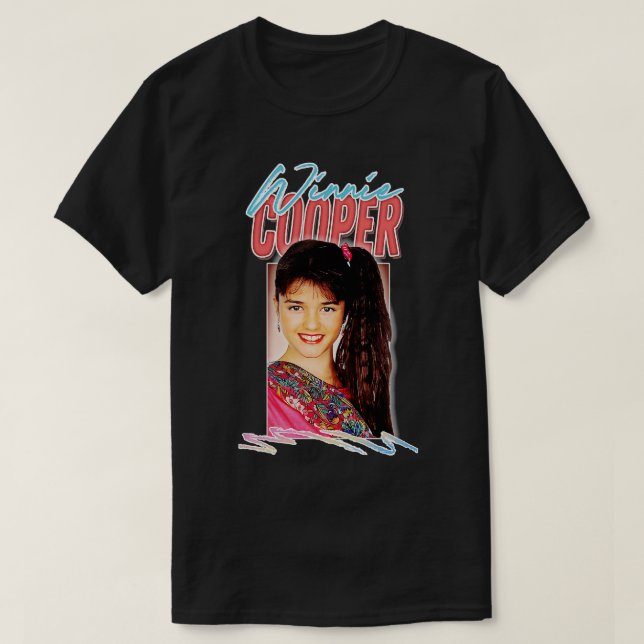 Winnie Cooper Retro Stil 80s Aesthetic Design T Shirt (Design framsida)