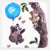 Winnie, han döljer sig som en liten bla