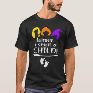 Winnie I luktar en Child Halloween Gravid Announc T Shirt