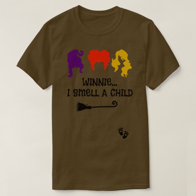 Winnie I Smell A Child 2 T Shirt (Design framsida)