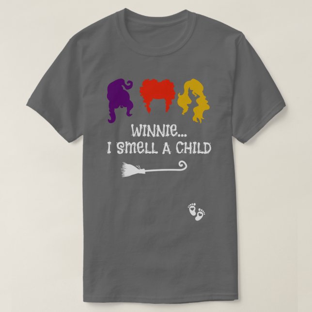 Winnie I Smell A Child 5 T Shirt (Design framsida)