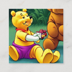 Winnie the Pooh 2. Fyrkantigt Visitkort