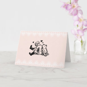 Winnie-the-Pooh Alla hjärtans dag-kort Kort