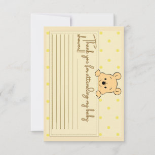 Winnie the Pooh Baby Shower - tackkort Tack Kort