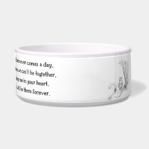 Winnie-the-Pooh "Forever" Ceramic Pet Bowl