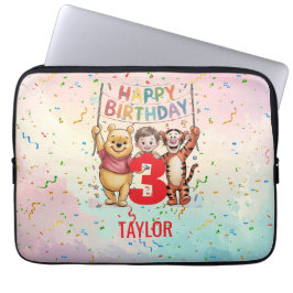 Winnie the Pooh | Happy Birthday Laptop Fodral