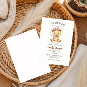 Winnie the Pooh Little Hunny Barnkalas Inbjudningar