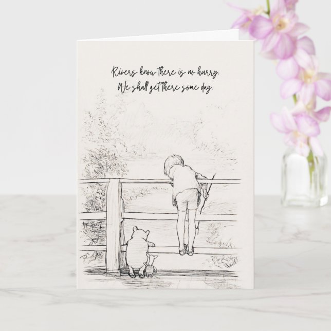 Winnie-the-Pooh No Rush Kort (Orkide)