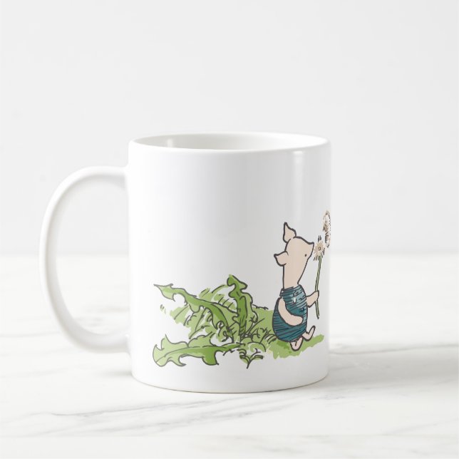 Winnie The Pooh- Piglet med Dandelion Kaffemugg (Vänster)