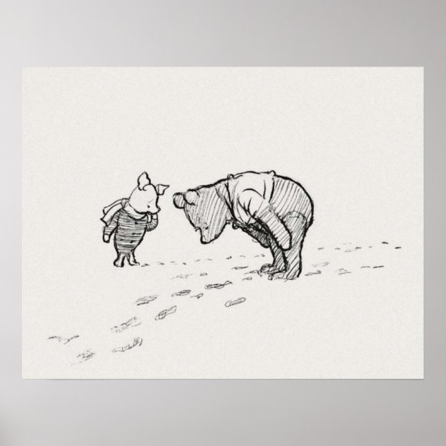 Winnie the Pooh Sketch Poster (Framsidan)