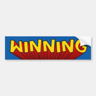 Winning Bumper Sticker Bildekal