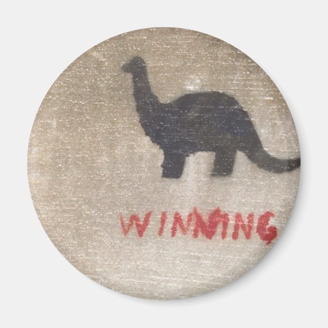 Winning Dinosaur Magnet (Framsidan)