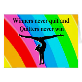 WINNING GYMNAST HÄLSNINGSKORT