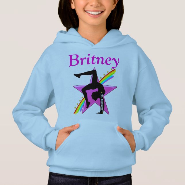 WINNING GYMNAST ZIP HOODIE T SHIRT (Framsida)