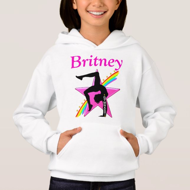 WINNING GYMNAST ZIP HOODIE T SHIRT (Framsida)