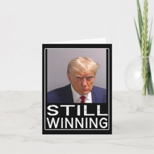 Winning - Lustigt Trump Mugg Shot - Trump Mugg Sho Kort