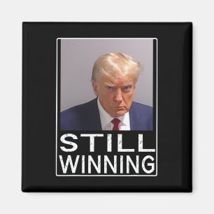 Winning - Lustigt Trump Mugg Shot - Trump Mugg Sho Magnet