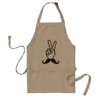Winning Mustache apron - välj stil & färg