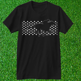 Winning Tävling Horse på Polka dots T-Shirt