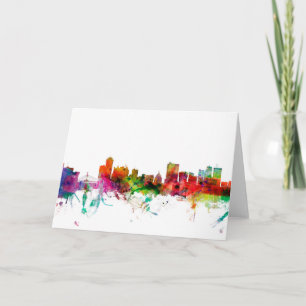 Winnipeg Canada Skyline Kort