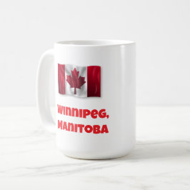 Winnipeg Glad Canada Day Kaffemugg