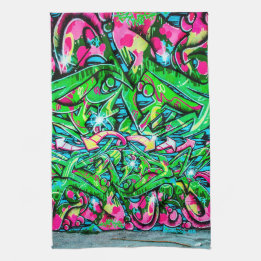 Winnipeg Graffiti Wall Kökets Tower Kökshandduk