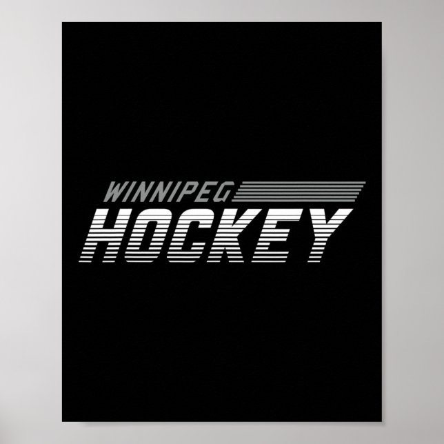 Winnipeg Hockey Blades Of Steel Matchdag Fanutrust Poster (Framsidan)