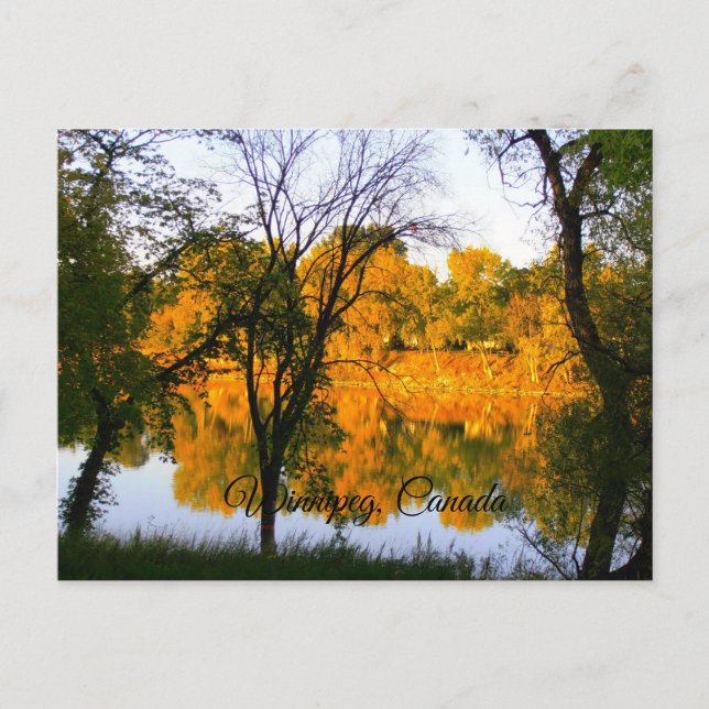 Winnipeg höst vykort (Framsida)