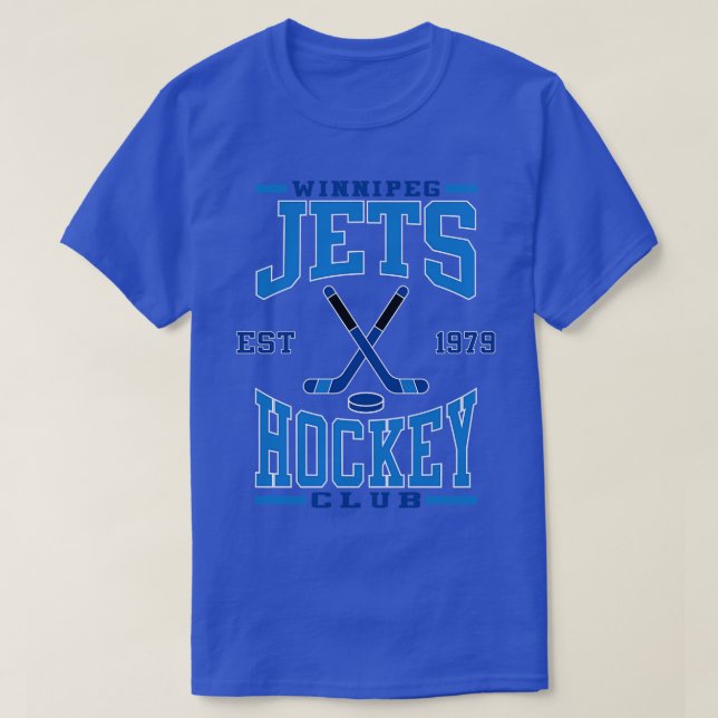 Winnipeg Jet Hockey Klubb T Shirt (Design framsida)
