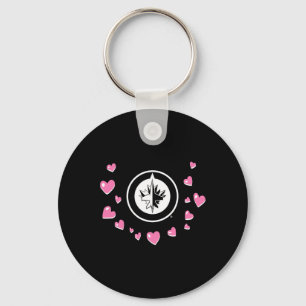 Winnipeg Jets Valentine Love Nhl Officiellt Licens Nyckelring