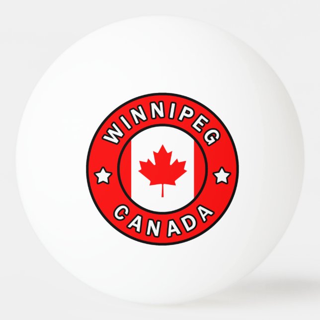 Winnipeg Kanada Pingisboll (Framsidan)