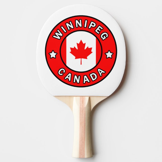 Winnipeg Kanada Pingisracket (Framsidan)