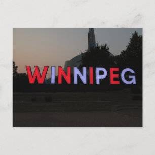 Winnipeg, Kanada-signatur Vykort