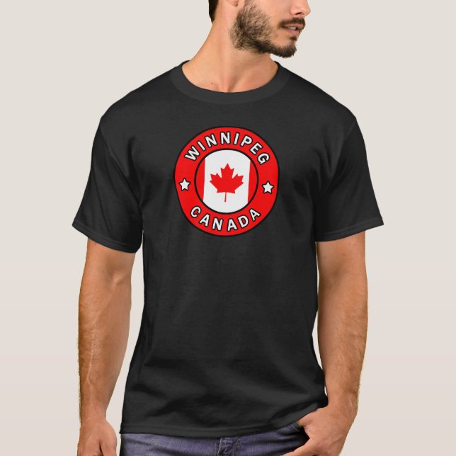 Winnipeg Kanada Tee Shirt (Framsida)