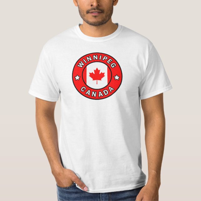 Winnipeg Kanada Tee Shirt (Framsida)