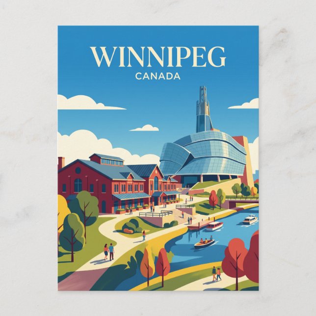 Winnipeg Kanada Vykort (Framsida)