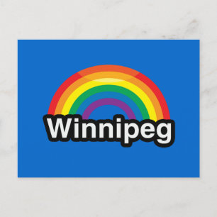 WINNIPEG LGBT-PRIDETS RAINBOW VYKORT