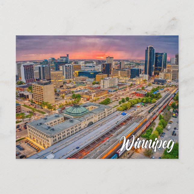 Winnipeg, Manitoba, Kanada Vykort (Framsida)