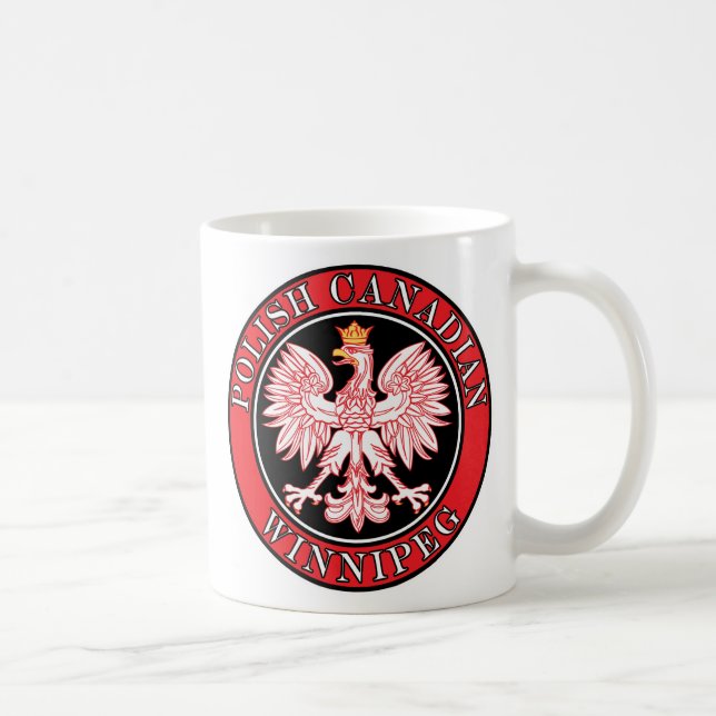 Winnipeg Poland Canadian Eagle Kaffemugg (Höger)