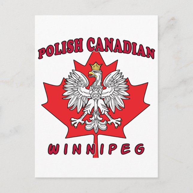 Winnipeg polska Canadian Löv Vykort (Framsida)