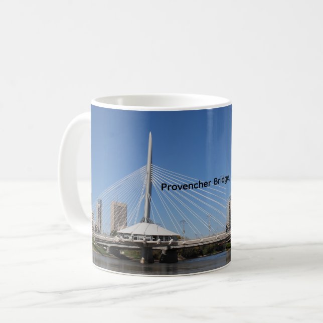 Winnipeg Provencher Bridge Kaffemugg (Framsida vänster)